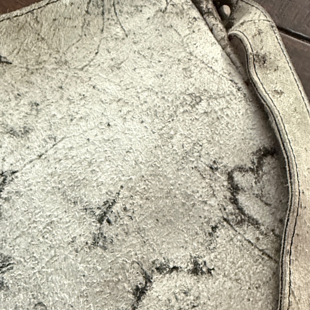 Silver Fringe Leather Crossbody Bag - Picture 4 of 7